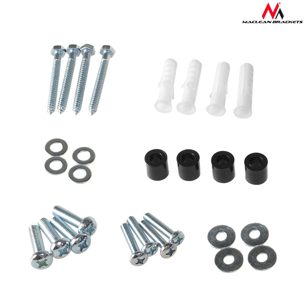 Mbajtëse muri për TV Maclean, 37-85", 40kg, e zezë