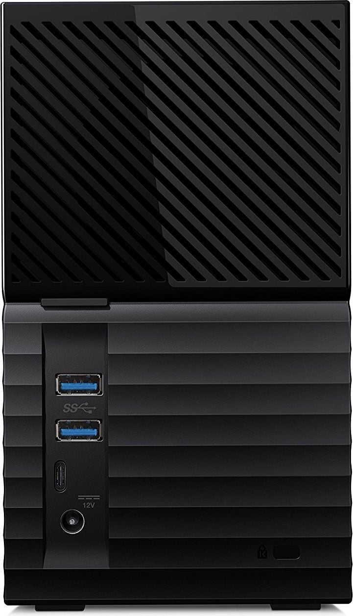 Disk i jashtëm HDD WD My Book Duo (WDBFBE0160JBK-EESN), 16TB, USB 3.1, i zi/hirtë