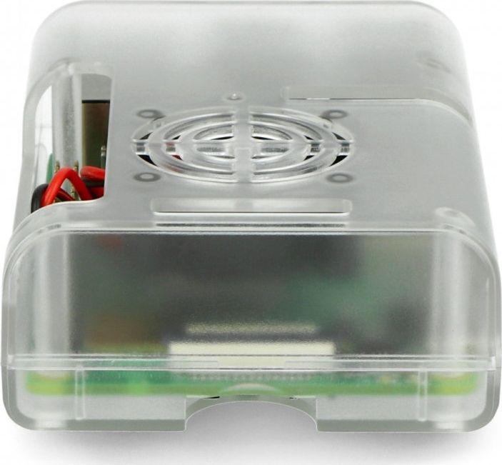 Kuti mbrojtëse JustPi Enclosure për Raspberry Pi 4B, me ventilator, e zezë