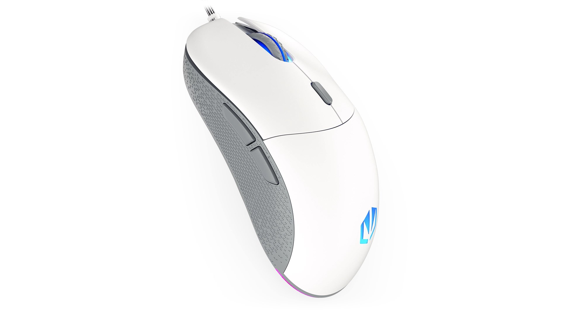 Maus Endorfy GEM Plus, Gaming, USB Type-C, i bardhë