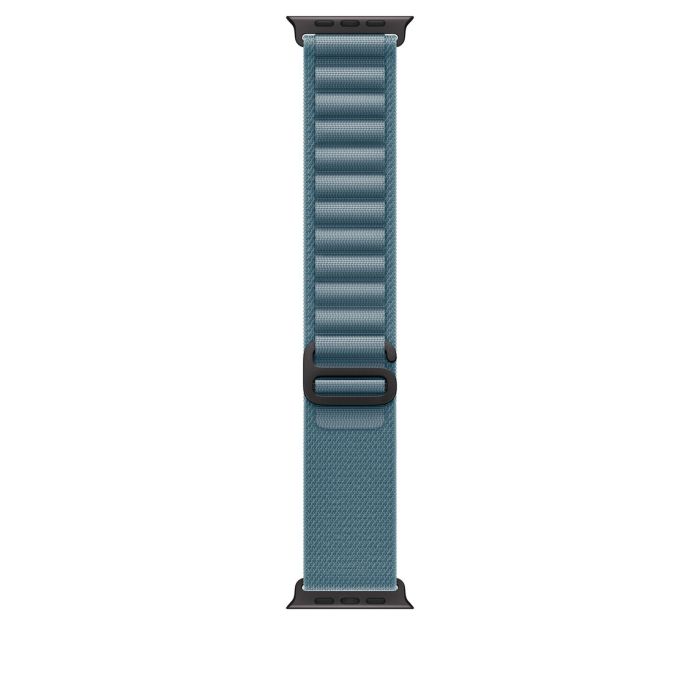 Apple Watch 49mm Loop, Light Blue Alpine Loop, Small, Black Titanium Finish