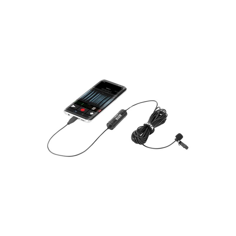 BOYA BY-DM2 USB Type-C omnidirectional lavalier microphone for Android