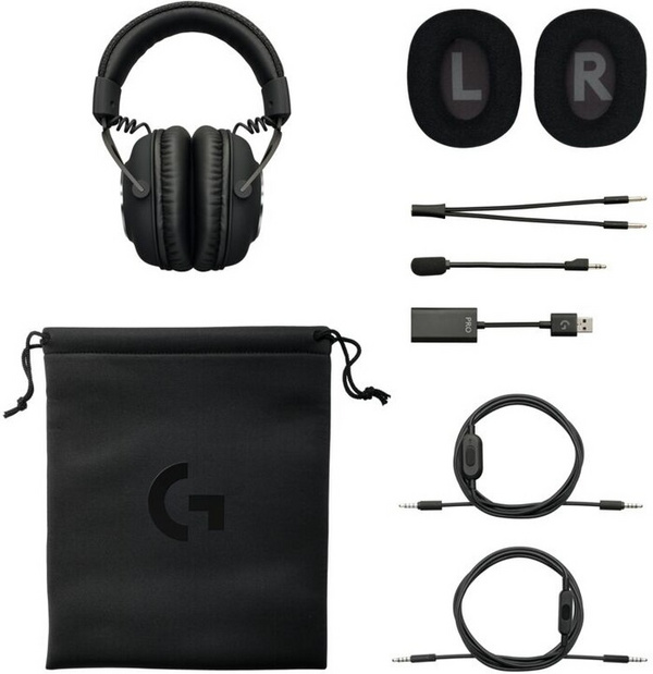 [OUTLET] Kufje Logitech G Pro X, të zeza