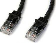 Kabllo patchcord StarTech Cat. 6, UTP, 10m, e zezë