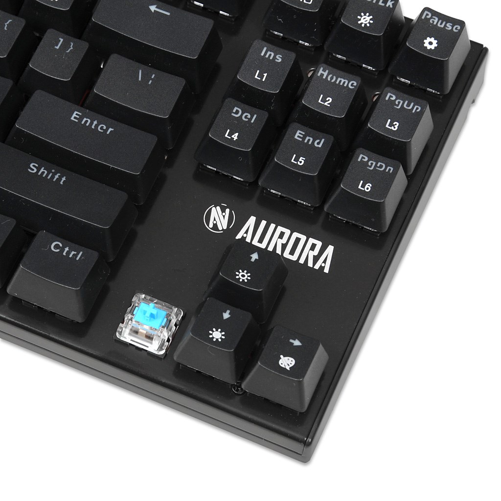 Tastierë iBOX Aurora K-2R, Blue Switch, RGB, e zezë
