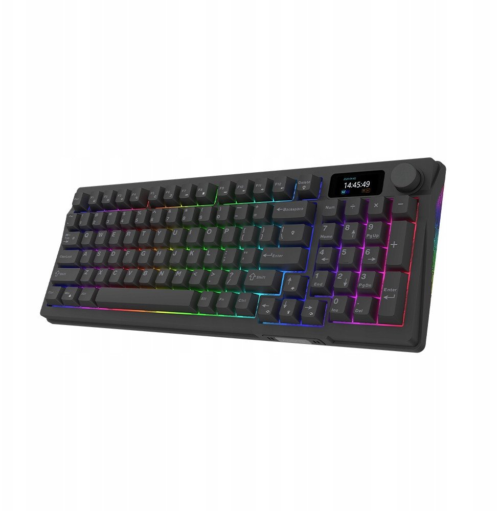 Tastierë mekanike Aqirys Atria, 96%, me kabllo, e zezë