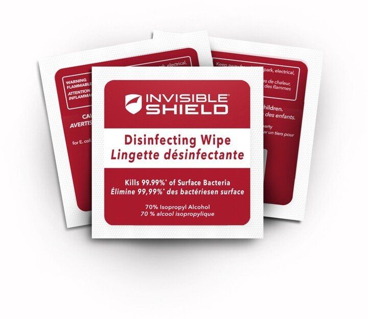 Letra të lagura antibakteriale InvisibleShield, 500 copë