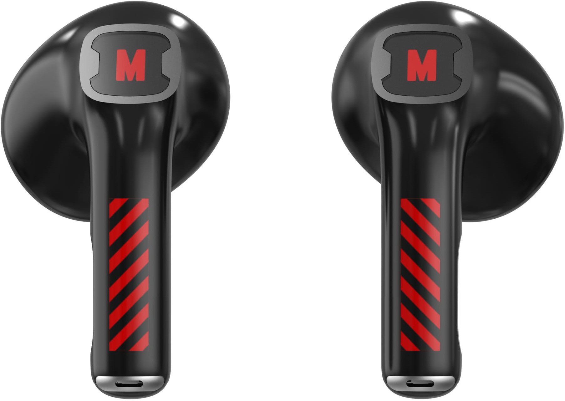 Kул слушалки TWS Marvo QUAZ, Bluetooth 5.3, метална кутија со USB C, црни