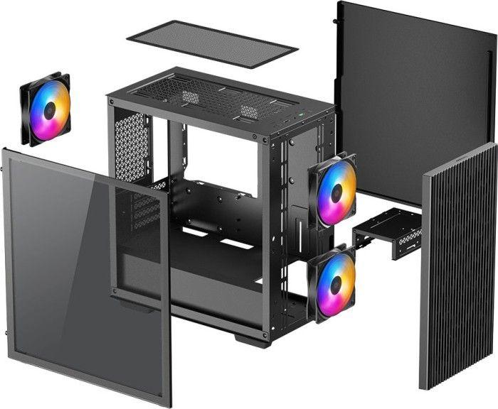 Kasë Deepcool MATREXX 40 3FS ARGB, Mini Tower