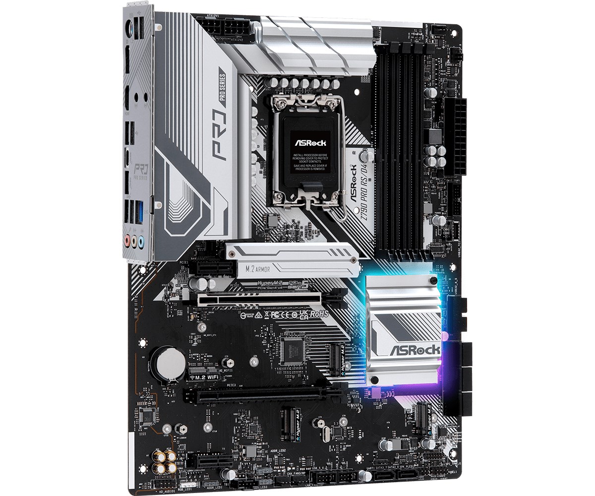 Pllakë amë Asrock Z790 Pro RS/D4 Intel Z790 LGA 1700 ATX