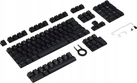 Kapakë tastiere ASUS ROG PBT AC03, për tastierë mekanike, doubleshot, të zezë