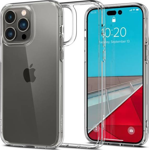 Mbrojtëse Spigen Ultra Hybrid për Apple iPhone 14 Pro Max, transparente