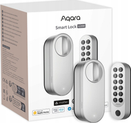 Bravë inteligjente Easygates Aqara Smart Lock U200 Kit, pa çelës, IPX5, argjendtë