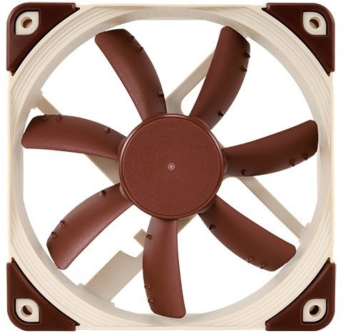 Ftohës Noctua NF-S12A PWM, 120mm, i kaftë - bardhë