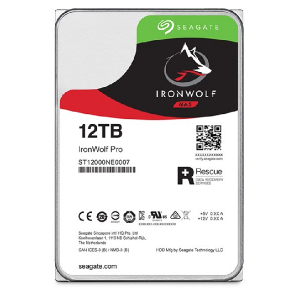 Хард диск Seagate IronWolf Pro, 12TB, 7200 RPM, 3.5"