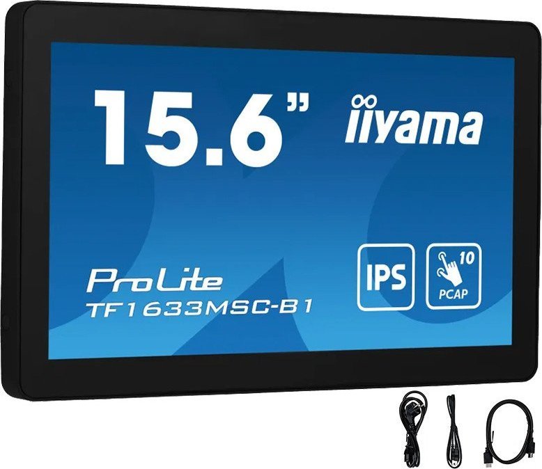 Monitor me prekje iiyama ProLite TF1633MSC-B1, 15.6", LED, i zi