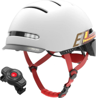 Helmetë urbane Livall BH51M NSO, Bluetooth JBL, LED, L, gri e çelët