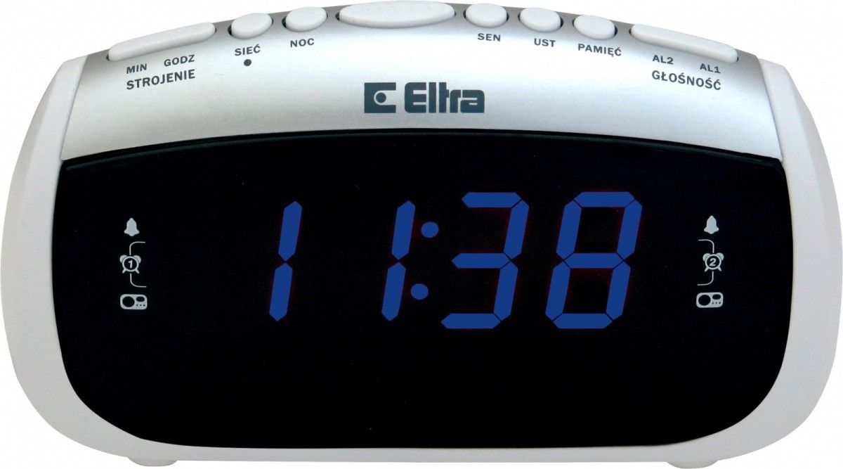 Radio me orë alarmi Eltra ZOSIA 312PLL, e bardhë