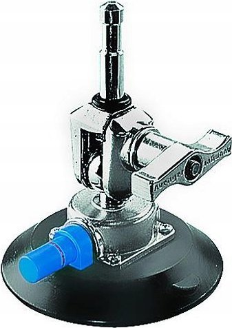 Вакуумска чашка Manfrotto F1000 Pump Cup, со пумпа, спојка ball-joint, црна