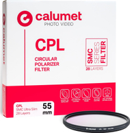 Filtër polarizues Calumet 55mm CPL SMC Ultra Slim, qarkor, i zi