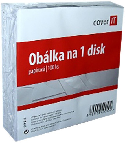 Zarf për CD/DVD - Cover IT LV me pjesë ngjitëse S / N, 100 copë 