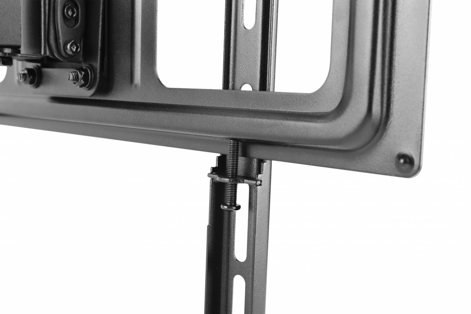 Mbajtëse murale TV Akai, 32"-55", VESA 75x75 deri 400x400, deri 35kg, e zezë