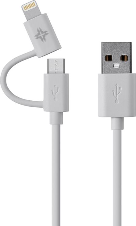 Kabllo USB iBattz USB-A - Lightning IB-CBL-LGN-WH, 1 m, e bardhë