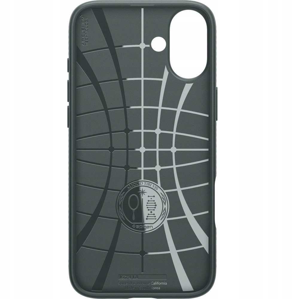 Кутија за телефон Spigen Liquid Air за iPhone 17, отпорна на удари, Abyss Green