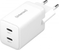 Полнач за ѕид Intenso Power Adapter 7804012, 2x USB C, GaN, бел