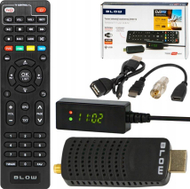 Dekoder tokësor Blow 7000FHD Mini, DVB T2 HEVC, Full HD, i zi