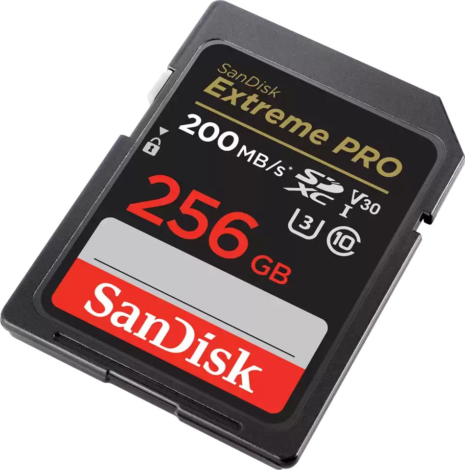 Kартичка за меморија SanDisk Extreme PRO SDXC, 256GB, Class 10 UHS I U3 V30
