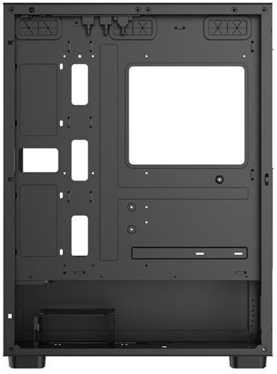 Kasë kompjuteri 1stCOOL G6 Noble, Mid Tower ATX, panel anësor transparent, 4x 120mm ARGB, e zezë