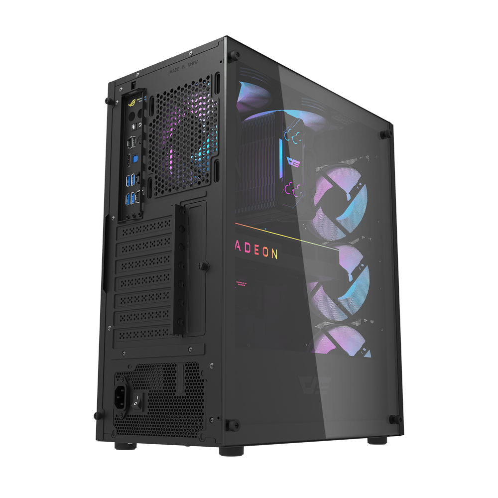 Kasë kompjuteri Darkflash DK352 Plus, e zezë