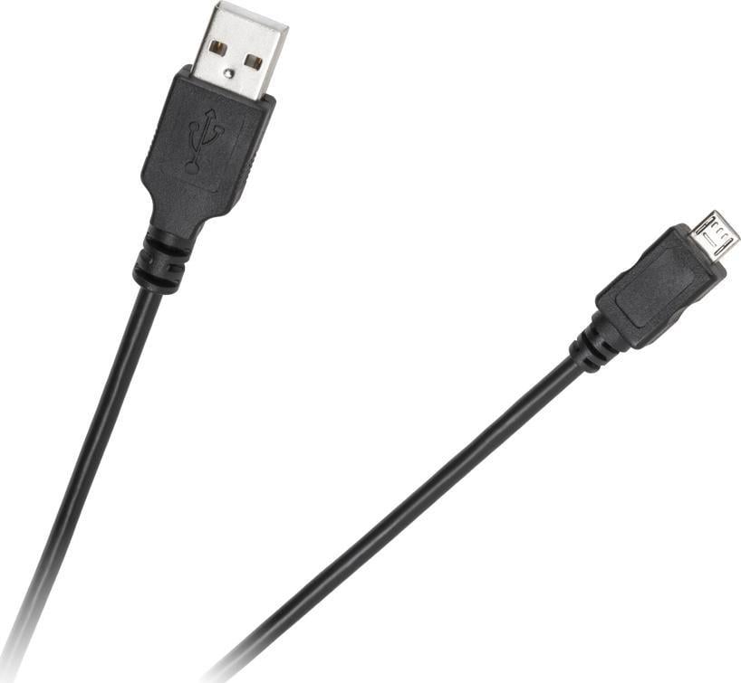 Kabllo USB Cabletech KPO3962, USB në micro USB, 0.2m, e zezë
