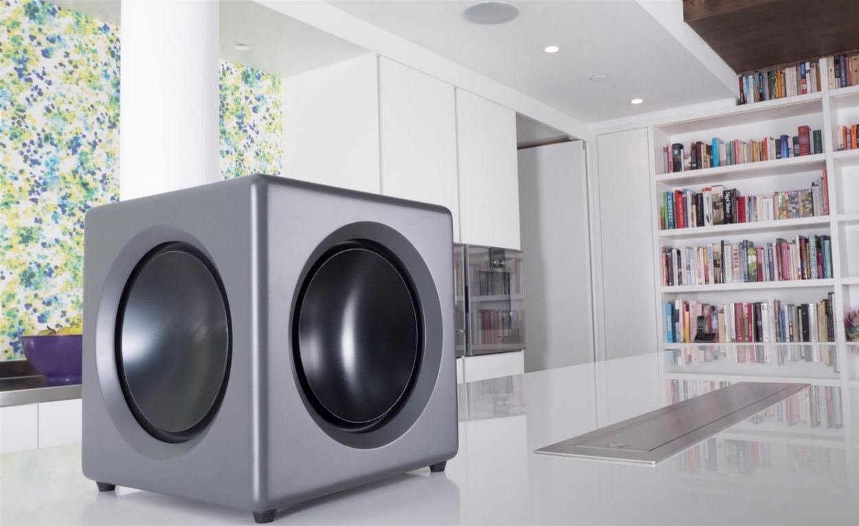 Subwoofer aktiv Wavemaster Fusion, 125 W, gri