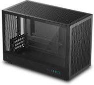 Kabinet PC DeepCool CH260 Micro ATX, xham i temperuar, rrjetë ajri, i zi