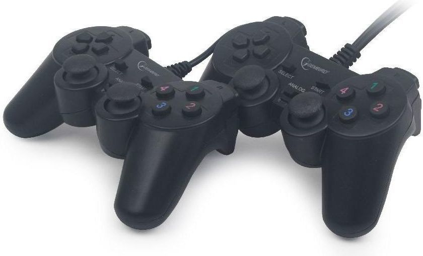Kontroller Gembird Dual Vibration, me kabllo, i zi (JPD-UDV2-01)