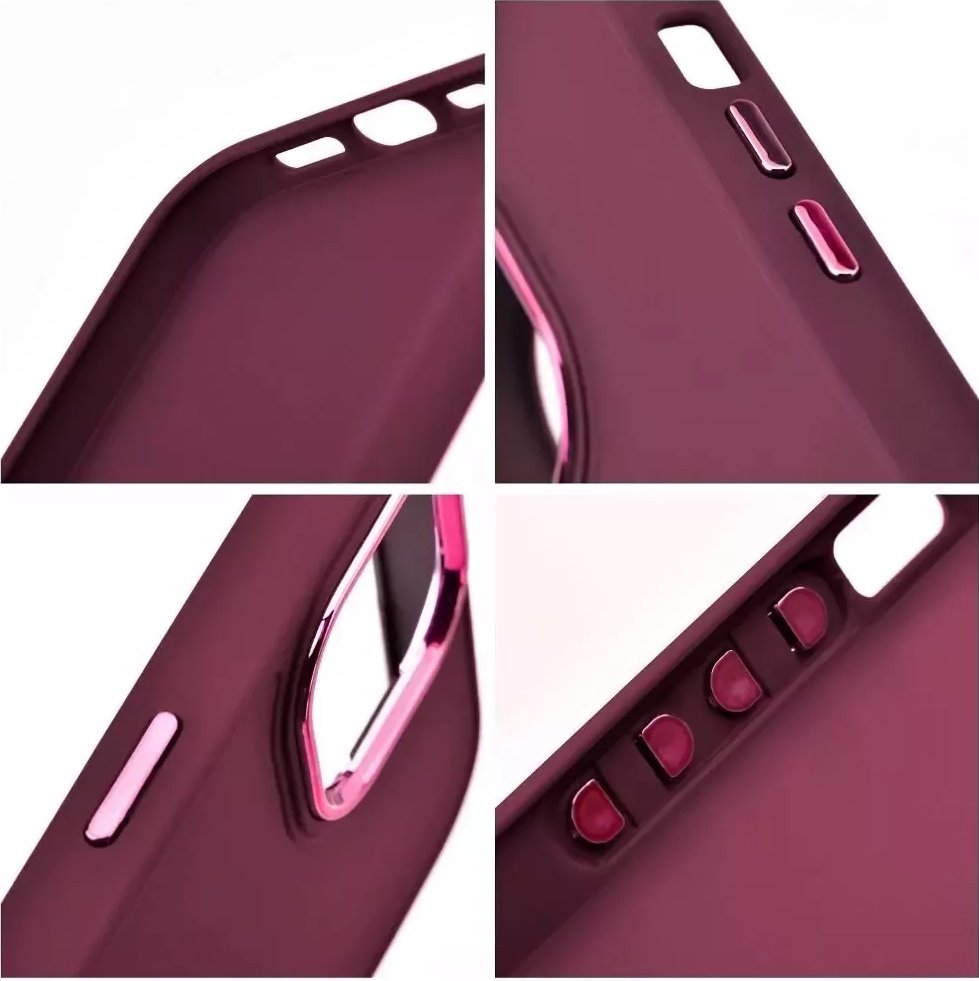 Futrollë 4kom.pl Case Frame për Samsung Galaxy A53 5G, TPU, me kornizë të ngritur, vjollcë
