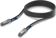 Kabllo DAC Ubiquiti UACC-DAC-QSFP28-3M, 100Gbps, 3m, e zezë
