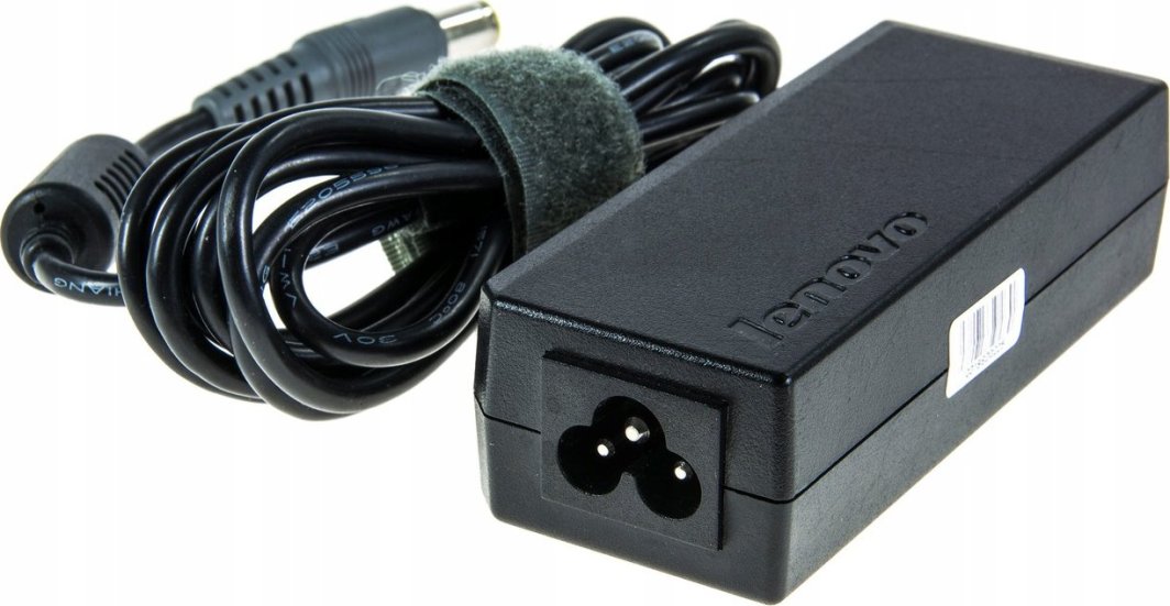Adapter karikues Lenovo AC 65W, lidhje rrethore, i zi