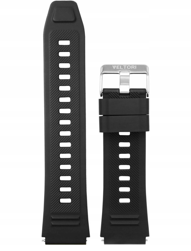 Каишка за паметен часовник VELTORI VT110 VTP110, 22mm, црна