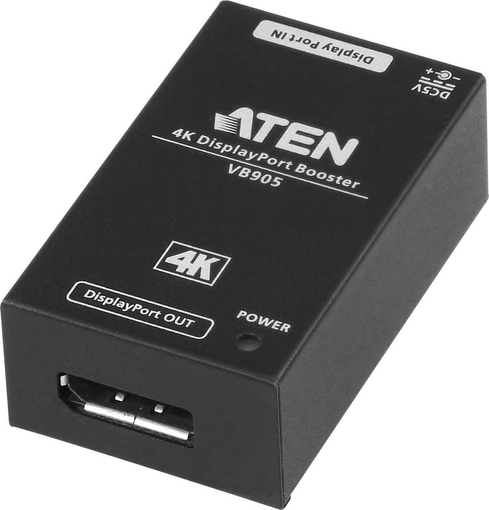 Здолжувач DisplayPort ATEN VB905-at-E, 4K, 5m, црн