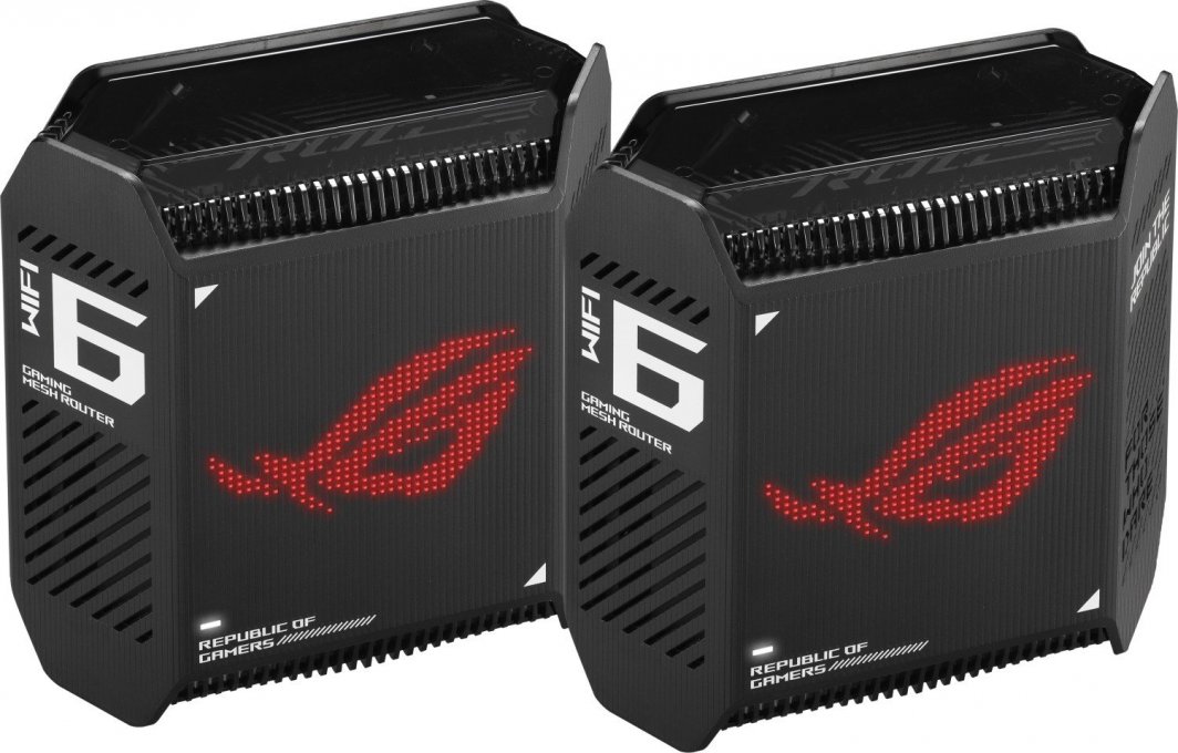 Router Asus ROG Rapture GT6, 2 copë, i zi