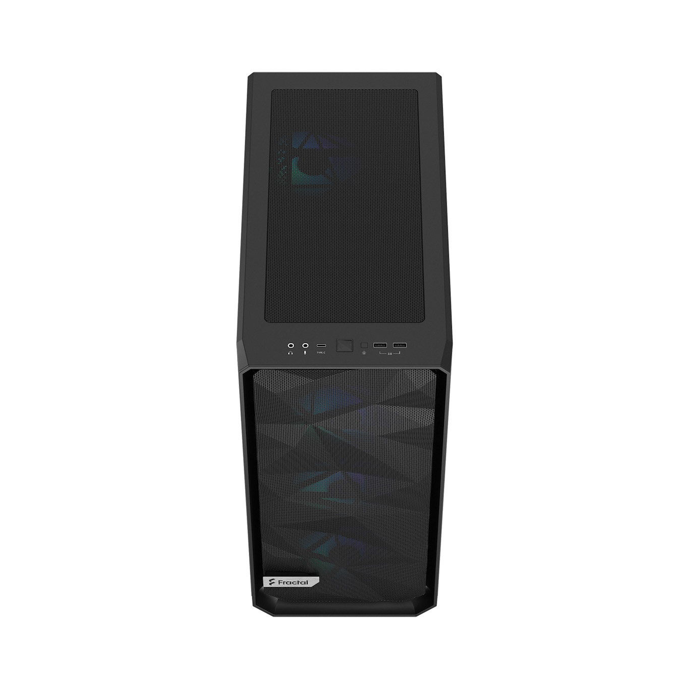 Kasë Fractal Design Meshify 2 Compact RGB Black TG Light Tint, e zezë