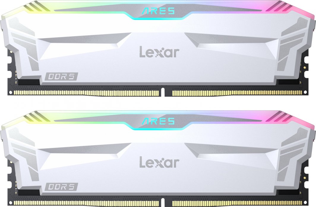 Memorie Lexar Ares RGB, DDR5, 32 GB, 6400 MHz, CL32, LD5EU016G-R6400GDWA