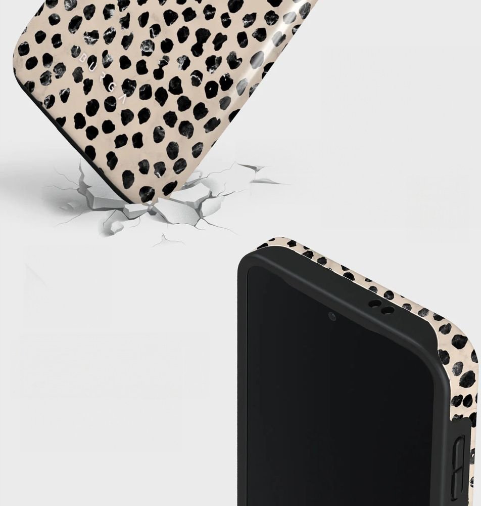 Mbulesë telefoni Burga 57325 për Samsung Galaxy S24 Plus, dizajn Almond Latte, bezhë