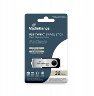 USB флеш MediaRange USB 3.2 Gen1 USB C, 32GB, сива