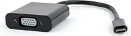 Përshtatës Gembird USB-C - VGA, i zi