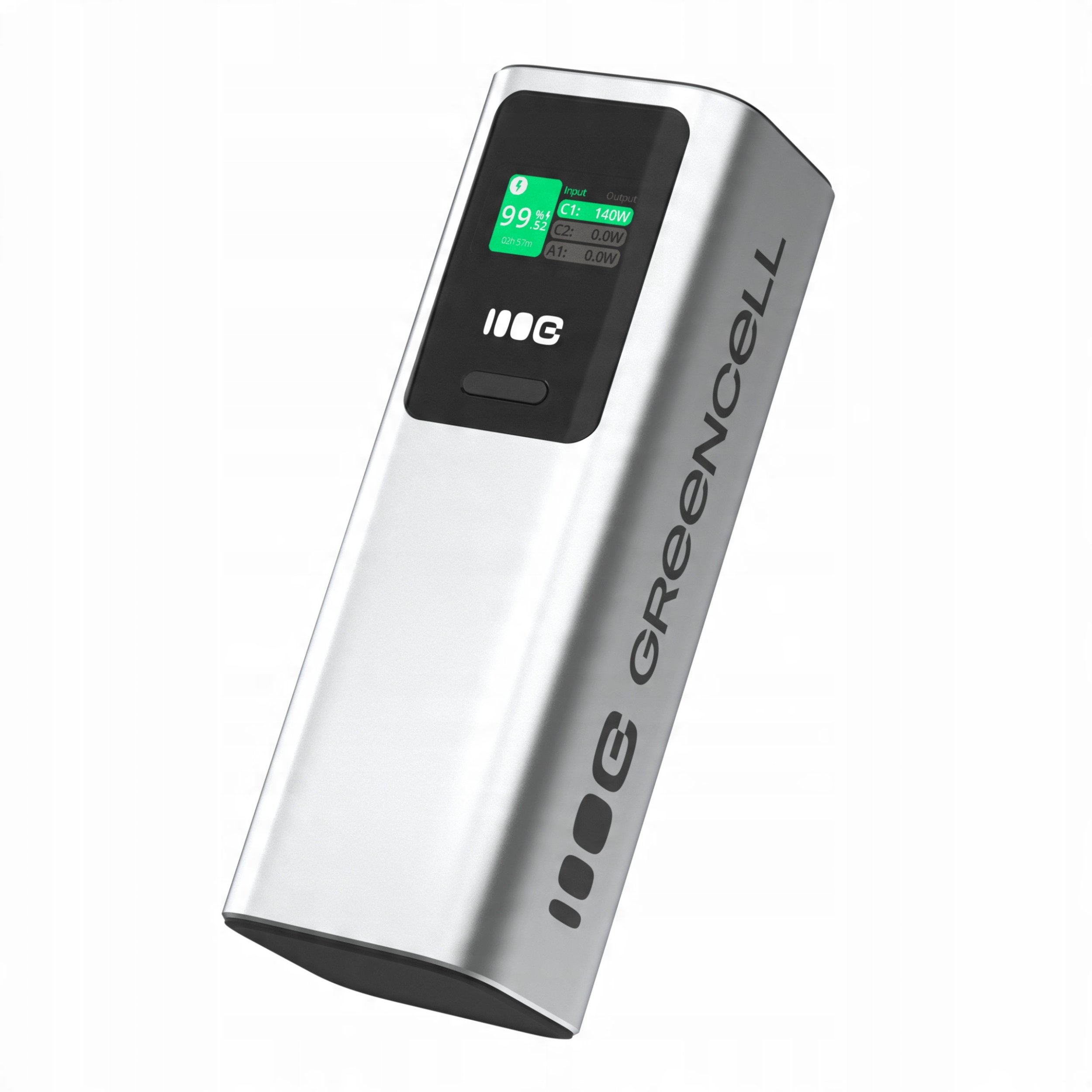 Powerbank Greencell GC Powerbank, 25200mAh, 140W, црна