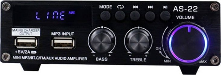 Përforcues zëri BlitzWolf AS-22, 45W, Bluetooth 5.0, i zi